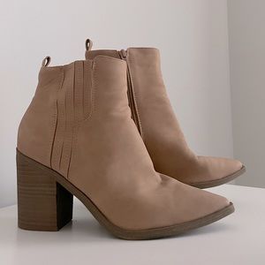 Heeled Ankle Boots | 9 | Tan